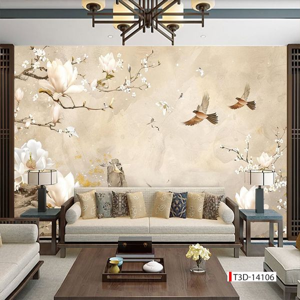 1364 - TRANH VẢI DÁN TƯỜNG PHÒNG KHÁCH - TRANH VẢI TIỂU CẢNH - TRANH TRANG TRÍ | MÃ T3D-14106