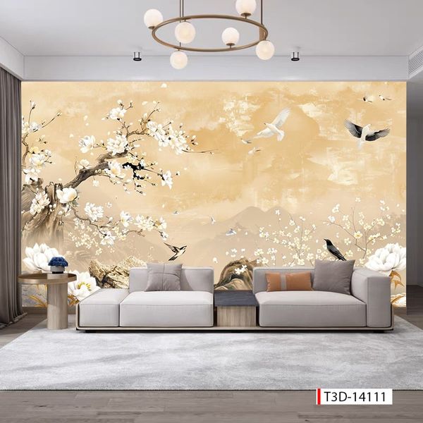 1369 - TRANH VẢI DÁN TƯỜNG PHÒNG KHÁCH - TRANH VẢI TIỂU CẢNH - TRANH TRANG TRÍ | MÃ T3D-14111