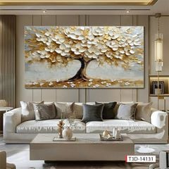 TRANH TREO PHÒNG KHÁCH - TRANH TRANG TRÍ - TRANH TREO TƯỜNG PHONG CẢNH THIÊN NHIÊN - KIỂU TRANH NGANG | MÃ T3D-14131
