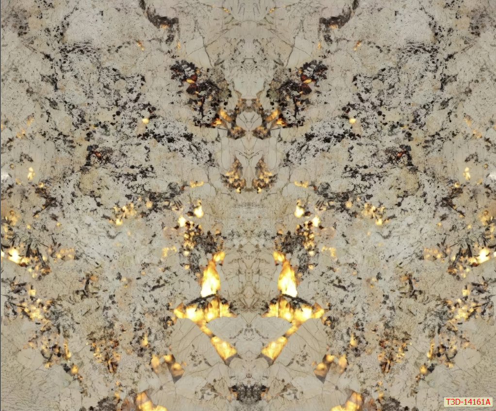 TẤM ỐP TƯỜNG PVC - VÁCH TRANG TRÍ - TẤM ỐP TRANG TRÍ PHÒNG KHÁCH, VÁCH TIVI - TẤM ỐP VÂN ĐÁ ĐỐI XỨNG | MÃ T3D-14161A