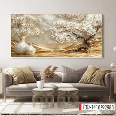 1159 - TRANH TREO PHÒNG KHÁCH - TRANH TRANG TRÍ - TRANH TREO TƯỜNG PHONG CẢNH THIÊN NHIÊN - KIỂU TRANH NGANG | MÃ T3D-1416292983