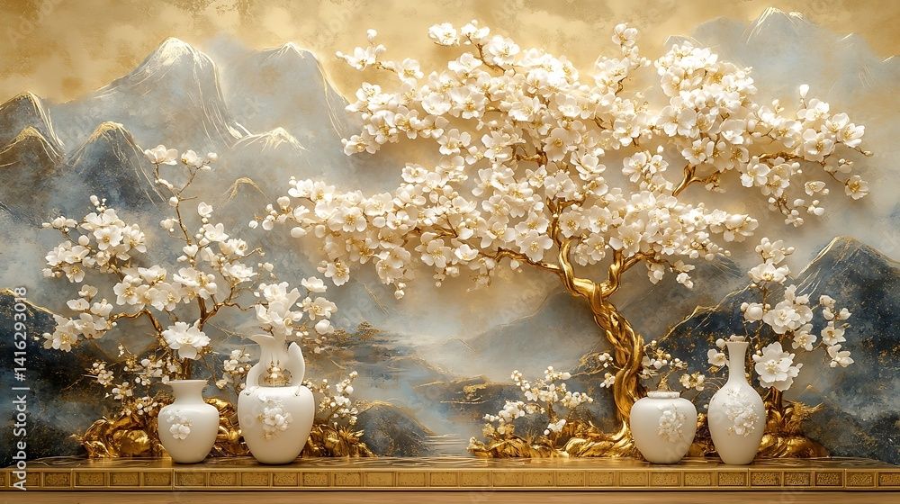 1151 - TRANH TREO PHÒNG KHÁCH - TRANH TRANG TRÍ - TRANH TREO TƯỜNG PHONG CẢNH THIÊN NHIÊN - KIỂU TRANH NGANG | MÃ T3D-1416293018