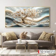 1154 - TRANH TREO PHÒNG KHÁCH - TRANH TRANG TRÍ - TRANH TREO TƯỜNG PHONG CẢNH THIÊN NHIÊN - KIỂU TRANH NGANG | MÃ T3D-1416472713