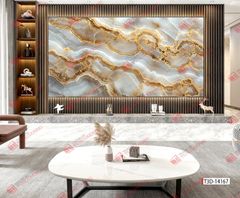 TẤM ỐP TƯỜNG PVC - VÁCH TRANG TRÍ - TẤM ỐP TRANG TRÍ PHÒNG KHÁCH, VÁCH TIVI - TẤM ỐP VÂN ĐÁ CẨM THẠCH | MÃ T3D-14167