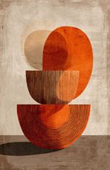 TRANH TREO HÀNH LANG LỐI ĐI - TRANH TRANG TRÍ - TRANH TREO HIỆN ĐẠI TRỪU TƯỢNG - KIỂU TRANH DỌC | MÃ T3D-14362