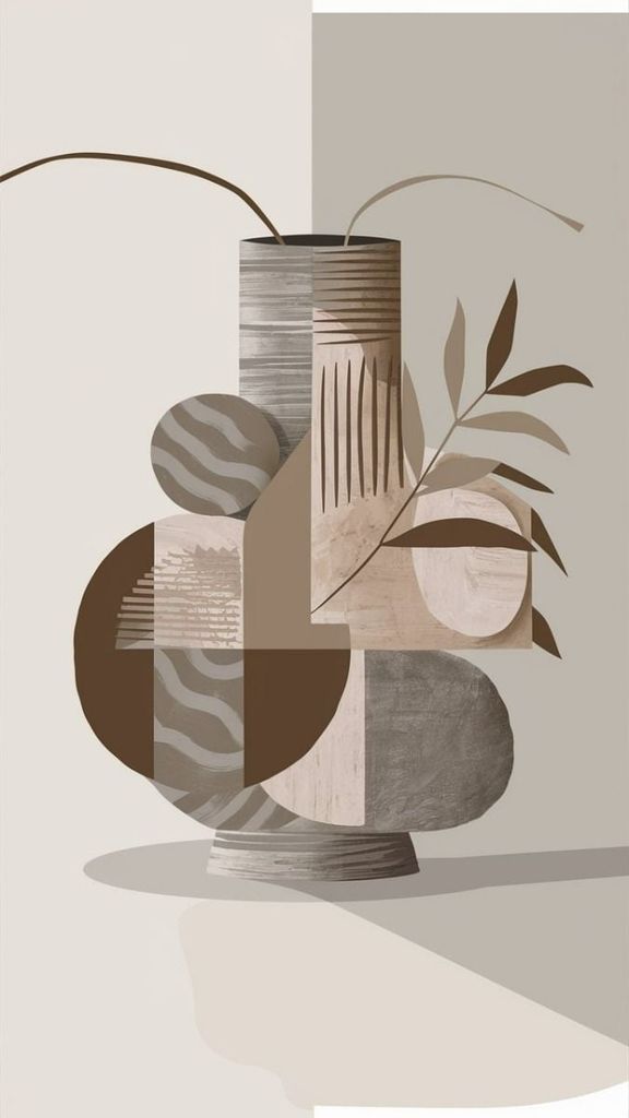 TRANH TREO HÀNH LANG LỐI ĐI - TRANH TRANG TRÍ - TRANH TREO HIỆN ĐẠI TRỪU TƯỢNG - KIỂU TRANH DỌC | MÃ T3D-14364