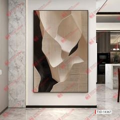 TRANH TREO HÀNH LANG LỐI ĐI - TRANH TRANG TRÍ - TRANH TREO HIỆN ĐẠI TRỪU TƯỢNG - KIỂU TRANH DỌC | MÃ T3D-14367