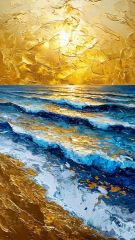 TRANH TREO HÀNH LANG LỐI ĐI - TRANH TRANG TRÍ - TRANH TREO HIỆN ĐẠI TRỪU TƯỢNG - KIỂU TRANH DỌC | MÃ T3D-14830