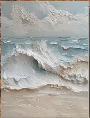 TRANH TREO HÀNH LANG LỐI ĐI - TRANH TRANG TRÍ - TRANH TREO HIỆN ĐẠI TRỪU TƯỢNG - KIỂU TRANH DỌC | MÃ T3D-14832