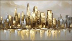 TRANH TREO TƯỜNG PHÒNG KHÁCH - TRANH HIỆN ĐẠI TRỪU TƯỢNG - KHỔ LỚN | MÃ T3D-14896