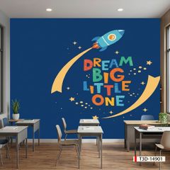 TRANH DÁN TƯỜNG 3D - TRANH DÁN TƯỜNG TRẺ EM - TRANH DÁN PHÒNG HỌC - KIỂU TRANH LIỀN KHỔ| MÃ T3D-14901