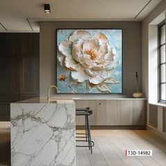 TRANH TREO TƯỜNG - TRANH TREO PHÒNG BẾP - TRANH HOA 3D - TRANH TRANG TRÍ | MÃ T3D-14982