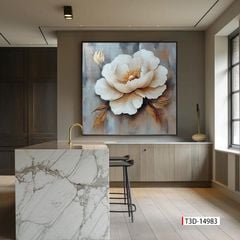 TRANH TREO TƯỜNG - TRANH TREO PHÒNG BẾP - TRANH HOA 3D - TRANH TRANG TRÍ | MÃ T3D-14983