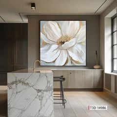 TRANH TREO TƯỜNG - TRANH TREO PHÒNG BẾP - TRANH HOA 3D - TRANH TRANG TRÍ | MÃ T3D-14986