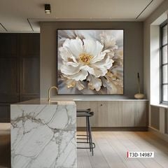 TRANH TREO TƯỜNG - TRANH TREO PHÒNG BẾP - TRANH HOA 3D - TRANH TRANG TRÍ | MÃ T3D-14987