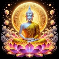TRANH TREO PHÒNG THỜ - TRANH PHẬT GIÁO - TRANH PHẬT- TRANH TRANG TRÍ - KIỂU TRANH VUÔNG | MÃ T3D-15030
