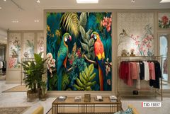 TRANH DÁN TƯỜNG 3D -MORANDI - NỀN 3D - SHOP TRỜI TRANG - LIVE STREAM - KHỔ LỚN - MÃ: T3D-15037