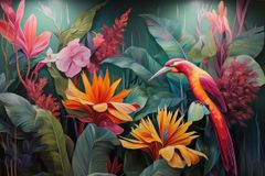 TRANH DÁN TƯỜNG 3D -MORANDI - NỀN 3D - SHOP TRỜI TRANG - LIVE STREAM - KHỔ LỚN - MÃ: T3D-15038