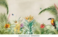 TRANH DÁN TƯỜNG 3D -MORANDI - NỀN 3D - SHOP TRỜI TRANG - LIVE STREAM - KHỔ LỚN - MÃ: T3D-15039