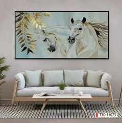 TRANH TREO TƯỜNG - TRANG TRÍ PHÒNG KHÁCH - CHỦ ĐỀ MÃ ĐÁO THÀNH CÔNG - MÃ T3D-15073