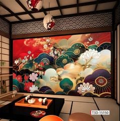 TRANH DÁN TƯỜNG 3D -TRANH NHÀ HÀNG, KHÁCH SẠN - TRANH DÁN QUÁN ĂN | MÃ: T3D-15150