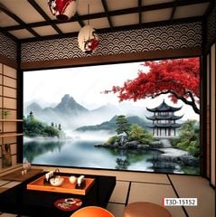 TRANH DÁN TƯỜNG 3D -TRANH NHÀ HÀNG, KHÁCH SẠN - TRANH DÁN QUÁN ĂN | MÃ: T3D-15152