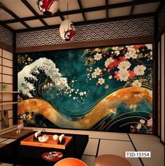 TRANH DÁN TƯỜNG 3D -TRANH NHÀ HÀNG, KHÁCH SẠN - TRANH DÁN QUÁN ĂN | MÃ: T3D-15154
