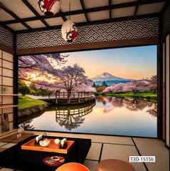 TRANH DÁN TƯỜNG 3D -TRANH NHÀ HÀNG, KHÁCH SẠN - TRANH DÁN QUÁN ĂN | MÃ: T3D-15156