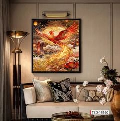 TRANH TREO HÀNH LANG LỐI ĐI - TRANH INDOCHINE - KIỂU TRANH DỌC | MÃ T3D-15160