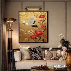 TRANH TREO HÀNH LANG LỐI ĐI - TRANH INDOCHINE - KIỂU TRANH DỌC | MÃ T3D-15161