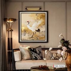 TRANH TREO HÀNH LANG LỐI ĐI - TRANH INDOCHINE - KIỂU TRANH DỌC | MÃ T3D-15163
