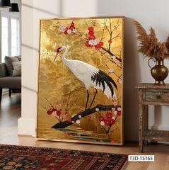 TRANH TREO HÀNH LANG LỐI ĐI - TRANH INDOCHINE - KIỂU TRANH DỌC | MÃ T3D-15165