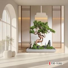 TRANH VẢI DÁN TƯỜNG PHÒNG KHÁCH - TRANH DÁN TƯỜNG - TRANH DÁN 3D-  TRANH VẢI TIỂU CẢNH - TRANH TRANG TRÍ | MÃ: T3D-15202
