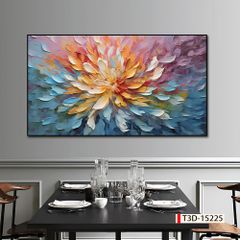 TRANH TREO PHÒNG ĂN, CAFE, NHÀ HÀNG - TRANH TRANG TRÍ - KIỂU TRANH LIỀN KHỔ | MÃ T3D-15225