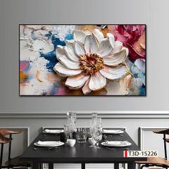 TRANH TREO PHÒNG ĂN, CAFE, NHÀ HÀNG - TRANH TRANG TRÍ - KIỂU TRANH LIỀN KHỔ | MÃ T3D-15226