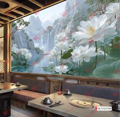 TRANH DÁN TƯỜNG 3D -TRANH NHÀ HÀNG, KHÁCH SẠN - TRANH DÁN QUÁN ĂN  | MÃ TRANH T3D-1713271991