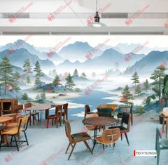 TRANH DÁN TƯỜNG 3D -TRANH NHÀ HÀNG, KHÁCH SẠN - TRANH DÁN QUÁN ĂN  | MÃ TRANH T3D-1713276524