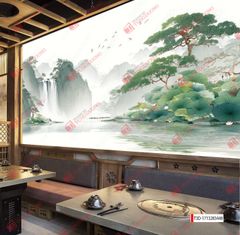 TRANH DÁN TƯỜNG 3D -TRANH NHÀ HÀNG, KHÁCH SẠN - TRANH DÁN QUÁN ĂN  | MÃ TRANH T3D-1713283448
