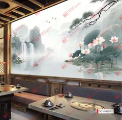 TRANH DÁN TƯỜNG 3D -TRANH NHÀ HÀNG, KHÁCH SẠN - TRANH DÁN QUÁN ĂN  | MÃ TRANH T3D-1713307022