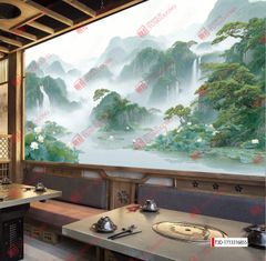 TRANH DÁN TƯỜNG 3D -TRANH NHÀ HÀNG, KHÁCH SẠN - TRANH DÁN QUÁN ĂN  | MÃ TRANH T3D-1713316855