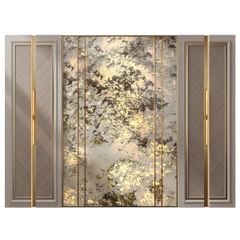 TRANH VẢI DÁN TƯỜNG PHÒNG KHÁCH - TRANH VẢI HOA 3D - TRANH TRANG TRÍ | MÃ T3D-19423