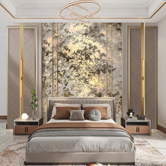 TRANH VẢI DÁN TƯỜNG PHÒNG KHÁCH - TRANH VẢI HOA 3D - TRANH TRANG TRÍ | MÃ T3D-19423