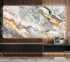 TẤM ỐP TƯỜNG PVC - VÁCH TRANG TRÍ - TẤM ỐP TRANG TRÍ PHÒNG KHÁCH, VÁCH TIVI - TẤM ỐP VÂN ĐÁ CẨM THẠCH | MÃ T3D-243953381