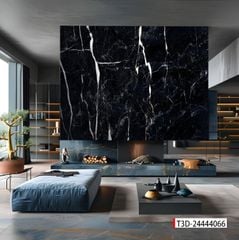 TRANH VÂN ĐÁ HIỆN ĐẠI KẾT HỢP - TẤM ỐP TRANG TRÍ PHÒNG KHÁCH, VÁCH TIVI - TẤM ỐP VÂN ĐÁ CẨM THẠCH  | MÃ T3D-24444066
