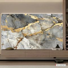 TẤM ỐP TƯỜNG PVC - VÁCH TRANG TRÍ - TẤM ỐP TRANG TRÍ PHÒNG KHÁCH, VÁCH TIVI - TẤM ỐP VÂN ĐÁ CẨM THẠCH | MÃ T3D-250070070