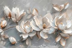 1372 - TRANH VẢI DÁN TƯỜNG PHÒNG KHÁCH - TRANH VẢI HOA 3D - TRANH TRANG TRÍ | MÃ T3D-265495112