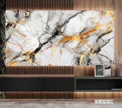 TẤM ỐP TƯỜNG PVC - VÁCH TRANG TRÍ - TẤM ỐP TRANG TRÍ PHÒNG KHÁCH, VÁCH TIVI - TẤM ỐP VÂN ĐÁ CẨM THẠCH | MÃ T3D-267401908