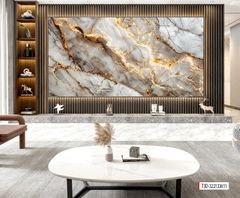 1338 -  TẤM ỐP TRANG TRÍ PHÒNG KHÁCH, VÁCH TIVI - VÁCH TRANG TRÍ - TẤM ỐP VÂN ĐÁ CẨM THẠCH | MÃ T3D-322133611