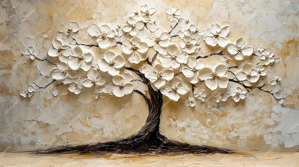 TRANH TREO PHÒNG KHÁCH - TRANH TRANG TRÍ - TRANH TREO TƯỜNG HOA 3D - KIỂU TRANH NGANG | MÃ T3D-344949275