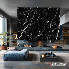 TRANH VÂN ĐÁ HIỆN ĐẠI KẾT HỢP - TẤM ỐP TRANG TRÍ PHÒNG KHÁCH, VÁCH TIVI - TẤM ỐP VÂN ĐÁ CẨM THẠCH  | MÃ T3D-35178506